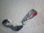 dámské lyžařské ponožky Sport Machine Woman, bílo-šedá, pár, doprodej