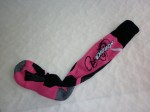 dámké lyžařské ponožky Sport Machine Women, růžová-černá, pár, doprodej