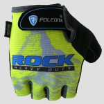 cyklistické rukavice ROCK, fluo 