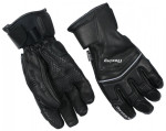 lyžařské rukavice Racing Leather, black/silver