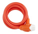 zámek spirála  M12 x 120cm, oranžová, 23431