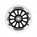 kolečko PU 100x24 85A na koloběžku + ložiska, komplet