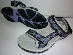 dámské sandále INDY II, grey / violet, doprodej