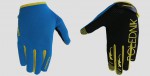dlouhoprsté  cyklo rukavice SLICE, modrá, doprodej