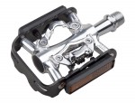 pedál SPD Plus 101 jednostranný zapouzdřený, stříbrná, 06042