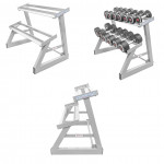 fitness STOJAN NA ČINKY DVOUŘADÝ, 90 cm