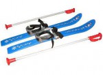 lyže kluzky 70 cm + hole, vázání, 4251