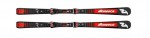sjezdové lyže DOBERMANN SLR RB FDT + vázání, black-red, set, doprodej