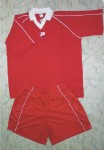  fotbalový dres Active červená (dres + trenky)
