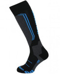 dětské lyžařské ponožky Allround wool ski socks junior, black/anthracite/blue