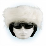 na helmu - přilbu ČELENKA - bílá, č. 34