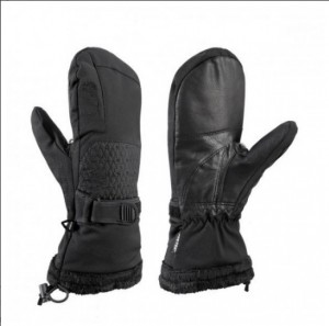 Leki dámské rukavice Angel S Mitten Black, doprodej
