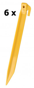  stanový kolík PLAST, sada 6 ks