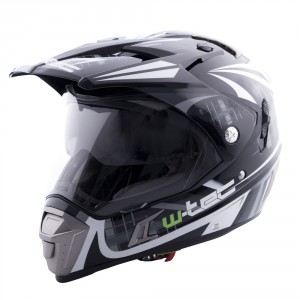 W-TEC moto přilba NK-311, cube black-grey, 5101