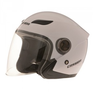 CASSIDA moto helma Reflex Solid, bílá,  M140-187