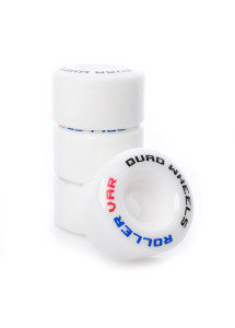 Tempish kolečka in line QUAD 58x32 85A, white, sada (4 ks)