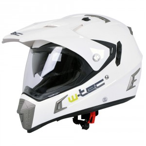 W-TEC moto přilba NK-311, white shine, 5101