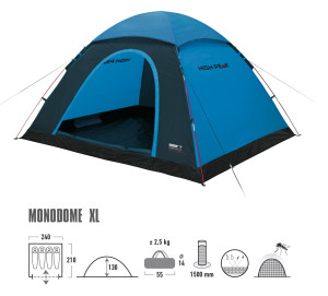 High Peak stan MONODOME XL, pro 4 osoby