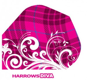 Harrows letky DIVA FLIGHT - 6004, set, 3 ks
