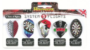 Harrows letky SYSTEM 5 FLIGHT, sada