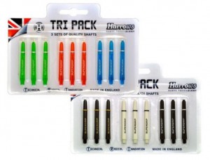 Harrows násadky Supergrip medium, sada, 3 pack