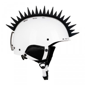 CrazyEars na ski i cyklo helmu číro DRAK, černý, č. 66