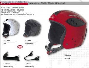 Mango lyžařská přilba Korys, Antracite, KO 909