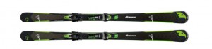 Nordica sjezdové lyže GT 76 TI FDT + vázání, black-green, set, doprodej