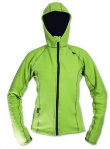 Hiko fleece bunda TEDDY, kapuce, 33400, zelená