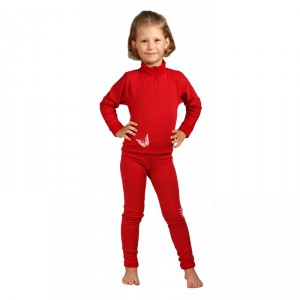 Hiko dětské funkční triko TEDDY, červená, 34200