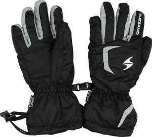 Blizzard dětské prstové rukavice Reflex JUNIOR, black-silver