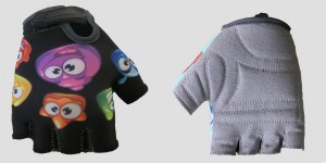 Polednik dětské cyklistické rukavice BABY ŽELÁCI, černá