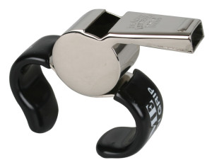 Acme kovová píšťalka THUNDERER 58,5/477, s držákem na prsty