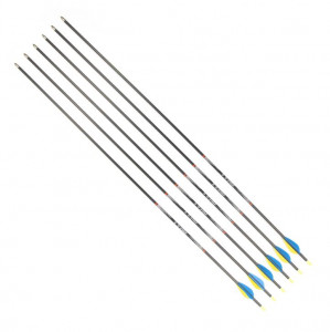 Yate šípy DISPORT Mixx 32/900 karbon, 6 ks