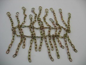 Sport Club basketbalová SÍŤKA kovová STANDART na koš - pozinkovaný řetízek