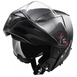 LS2 výklopná moto přilba FF324 Metro, matt black, 503241011