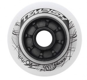 Tempish kolečka in line TW 90x24 90A, sada (8ks)