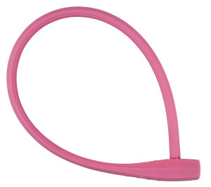 PRO-T zámek lankový Plus M10 x 60cm Silicone, růžová, 23025