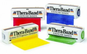 Thera-Band posilovací pás extra silný - modrá, v201211