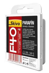 Skivo sjezdový vosk F 40, červený, 40 g