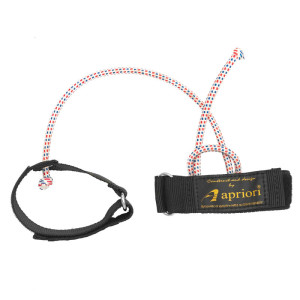 Apriori posilovací gumo lano EXPANDER FOOT ADJUSTABLE, max. 70 cm