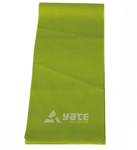 Yate cvičební guma FIT BAND, 25m x 15cm, tuhý, zelený