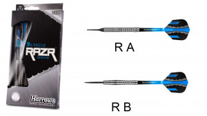 Harrows šipky Razr 90%, softtip, 20g, sada