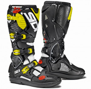 Sidi off road boty CROSSFIRE 3 SRS, white-black-yellow fluo, doprodej