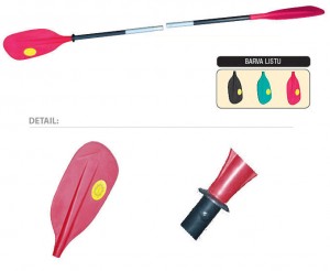 Panda pádlo asymetrické Kajak 104/2