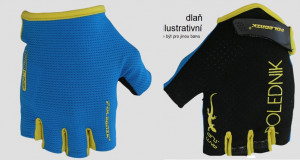 Polednik cyklistické rukavice SLICE SH, modrá