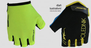 Polednik cyklistické rukavice SLICE SH, fluo