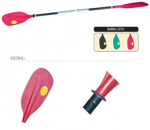 Panda pádlo asymetrické Kajak 104/4