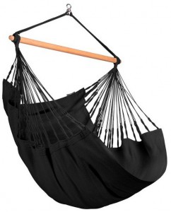 La Siesta houpací závěsná sedačka Habana comfort mono, HAL18M-x9, onyx