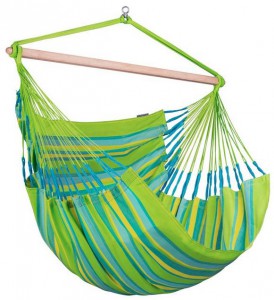 La Siesta houpací síť Domingo kingsize caribic, DOL21R-48, lime